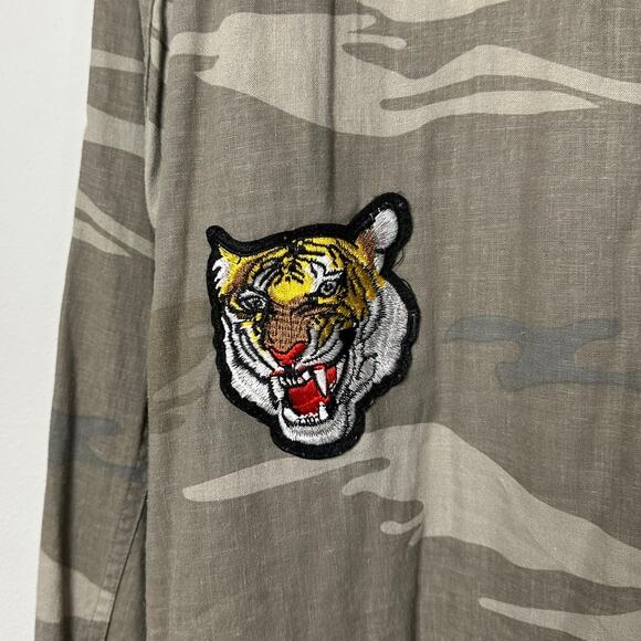 Rails Camouflage Button Down Shirt with Patches - Picture 11 of 11